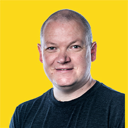 Portrait photo of author Andrew Dobb